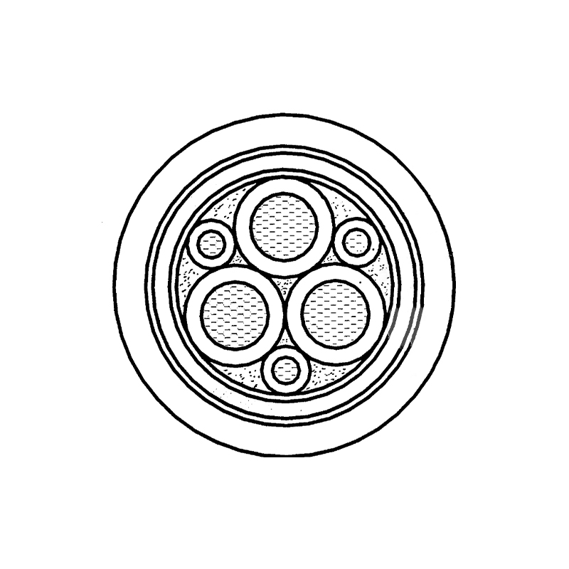 Napájecí kabel se jmenovitým napětím do 6 kV včetně pro frekvenční transformátor