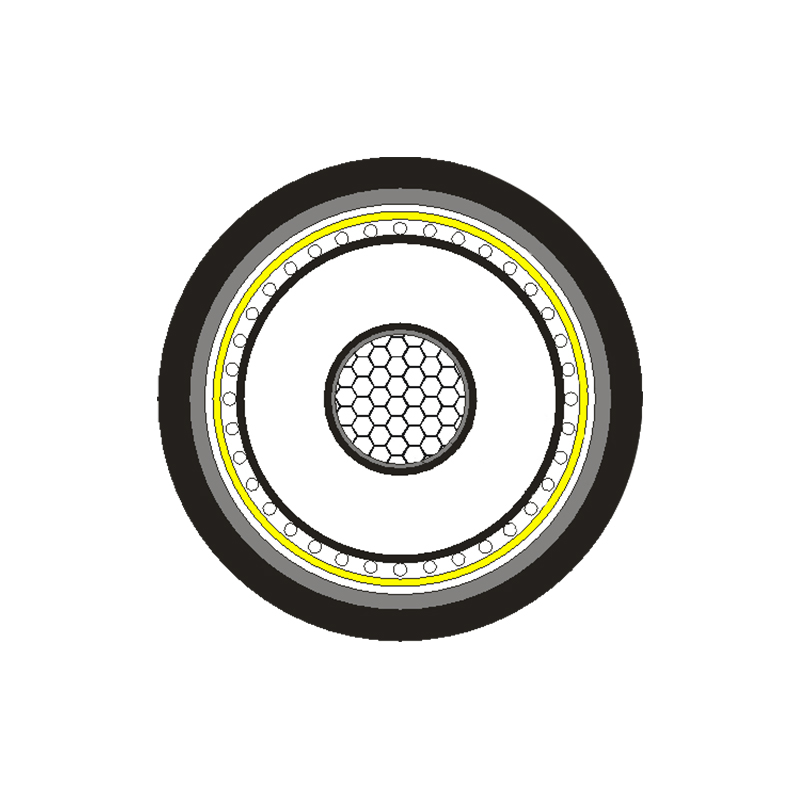 XLPE izolovaný napájecí kabel pro jmenovité napětí 3,6/6kV -26/35kV