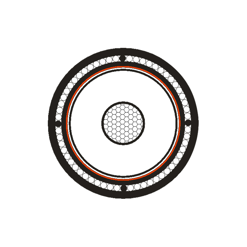 XLPE izolovaný napájecí kabel pro jmenovité napětí 3,6/6kV -26/35kV