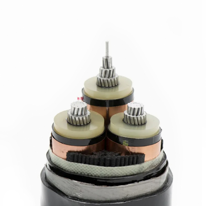 XLPE izolovaný napájecí kabel pro jmenovité napětí 3,6/6kV -26/35kV